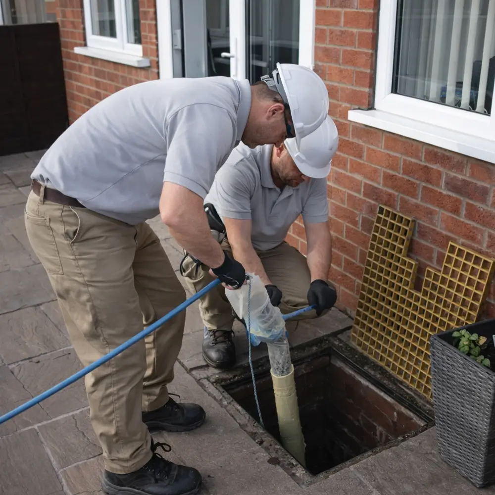 Blocked drain repair service in Gravesend